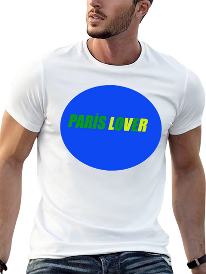 Paris Lover Graphic T-Shirt - Bold Design
