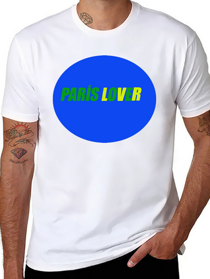 Paris Lover Graphic T-Shirt - Bold Design