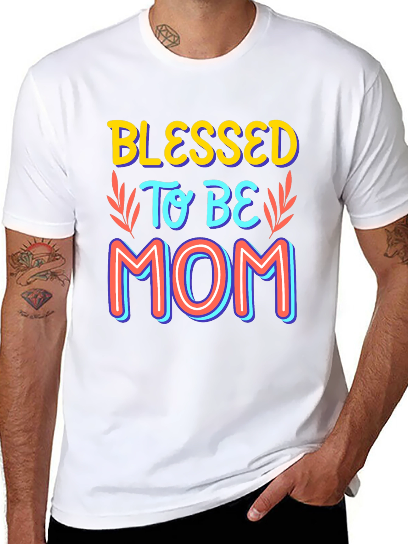 Blessed to be Mom Graphic T-Shirt