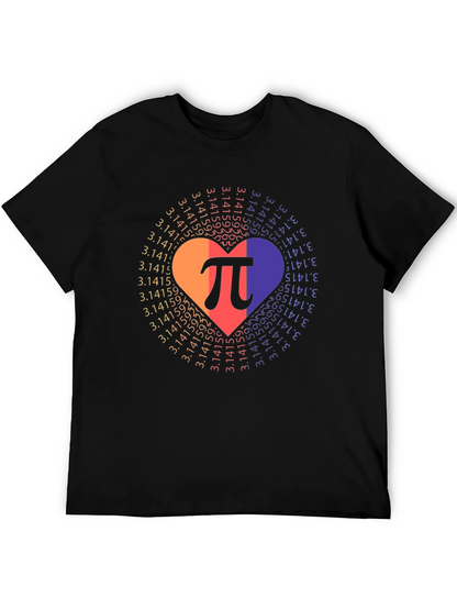 Pi Day Heart T-Shirt - Math Lover Gift