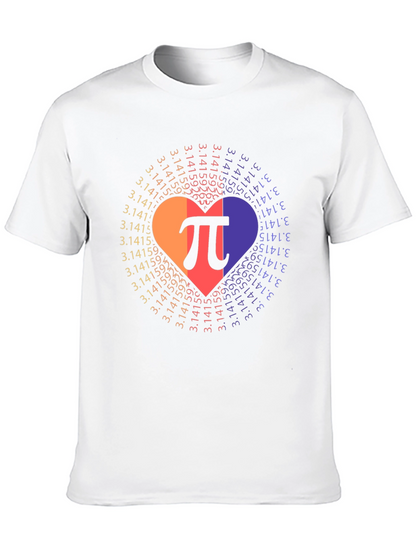 Pi Day Heart T-Shirt - Math Lover Gift