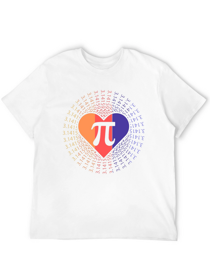 Pi Day Heart T-Shirt - Math Lover Gift