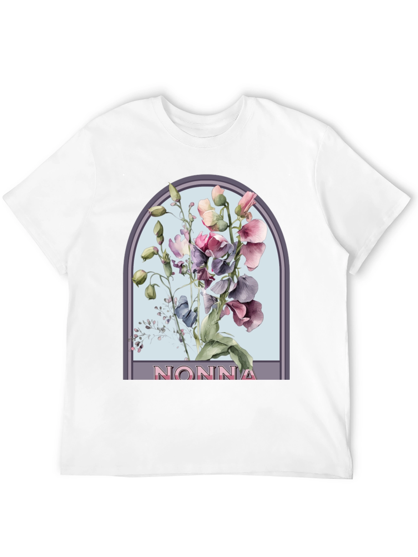 Floral Nonna T-Shirt - Stylish & Comfortable