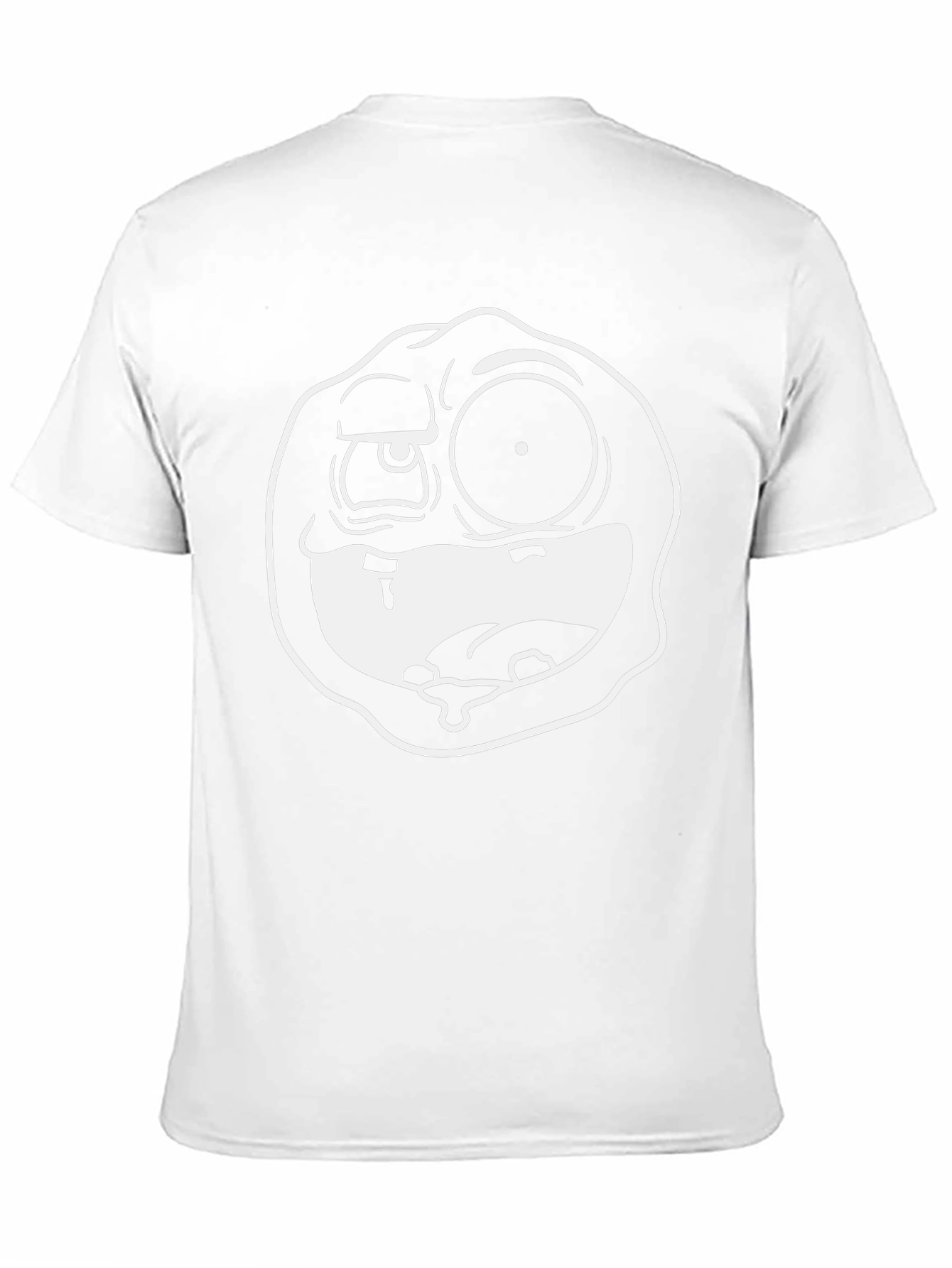Funny Face Graphic Black T-Shirt