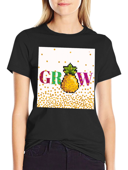 Grow Pineapple Pixel Art T-Shirt