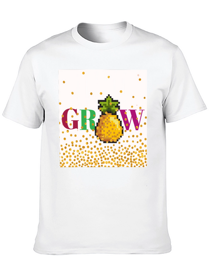 Grow Pineapple Pixel Art T-Shirt