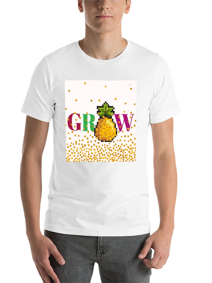 Grow Pineapple Pixel Art T-Shirt