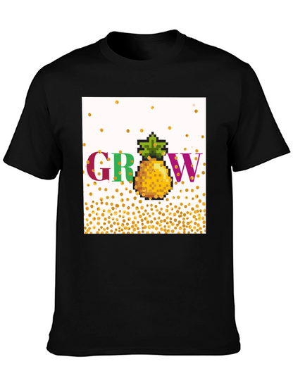 Grow Pineapple Pixel Art T-Shirt