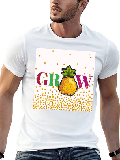 Grow Pineapple Pixel Art T-Shirt