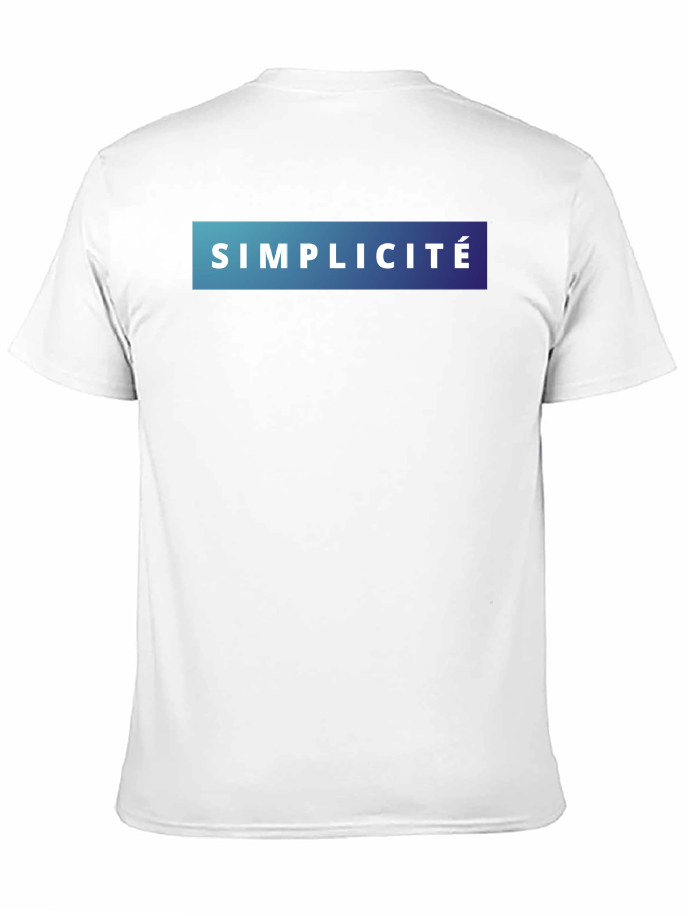 Simplicité Gradient Graphic Tee