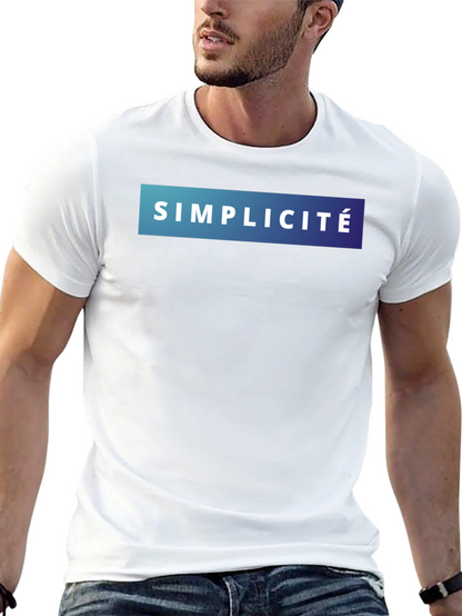 Simplicité Gradient Graphic Tee