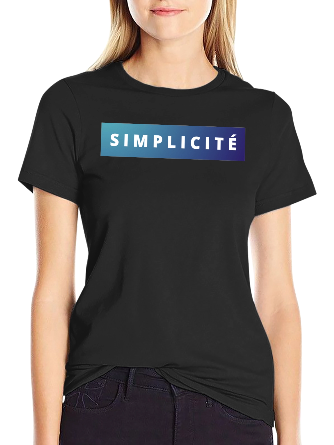 Simplicité Gradient Graphic Tee