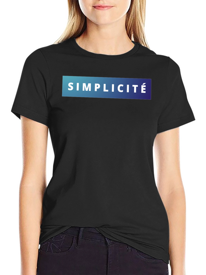 Simplicité Gradient Graphic Tee