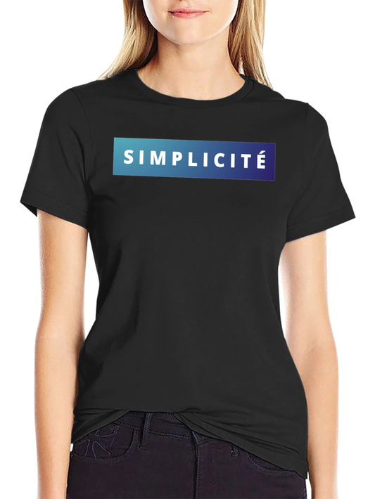 Simplicité Gradient Graphic Tee