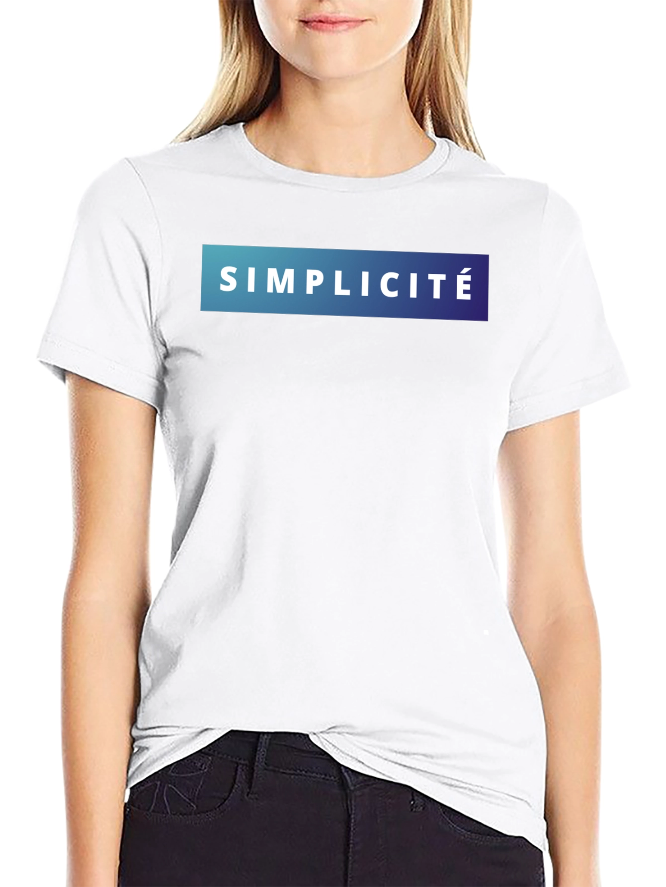 Simplicité Gradient Graphic Tee