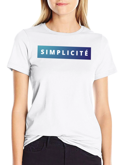 Simplicité Gradient Graphic Tee