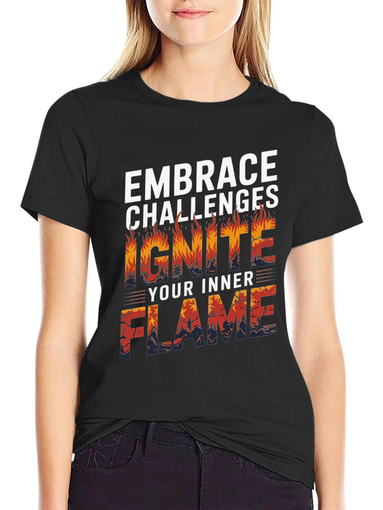 Embrace Challenges Graphic T-Shirt