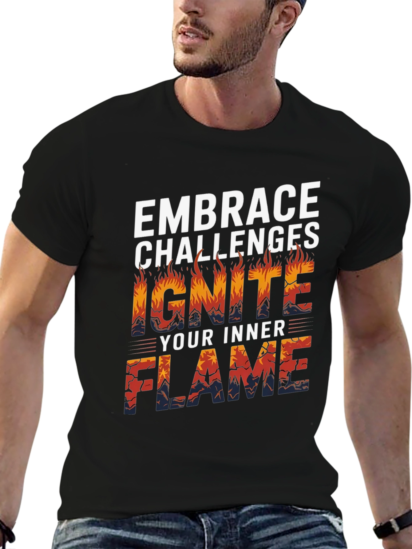 Embrace Challenges Graphic T-Shirt