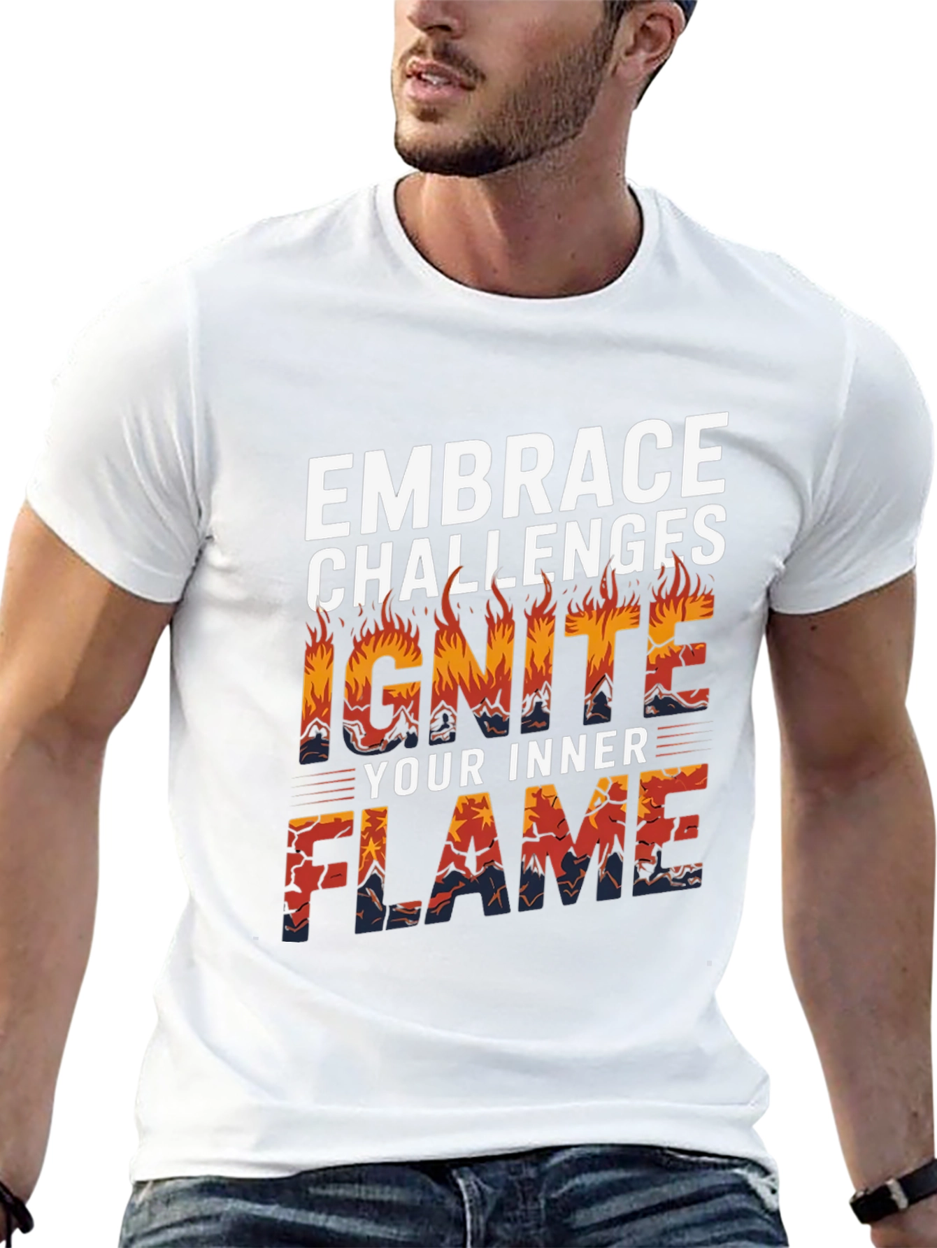 Embrace Challenges Graphic T-Shirt