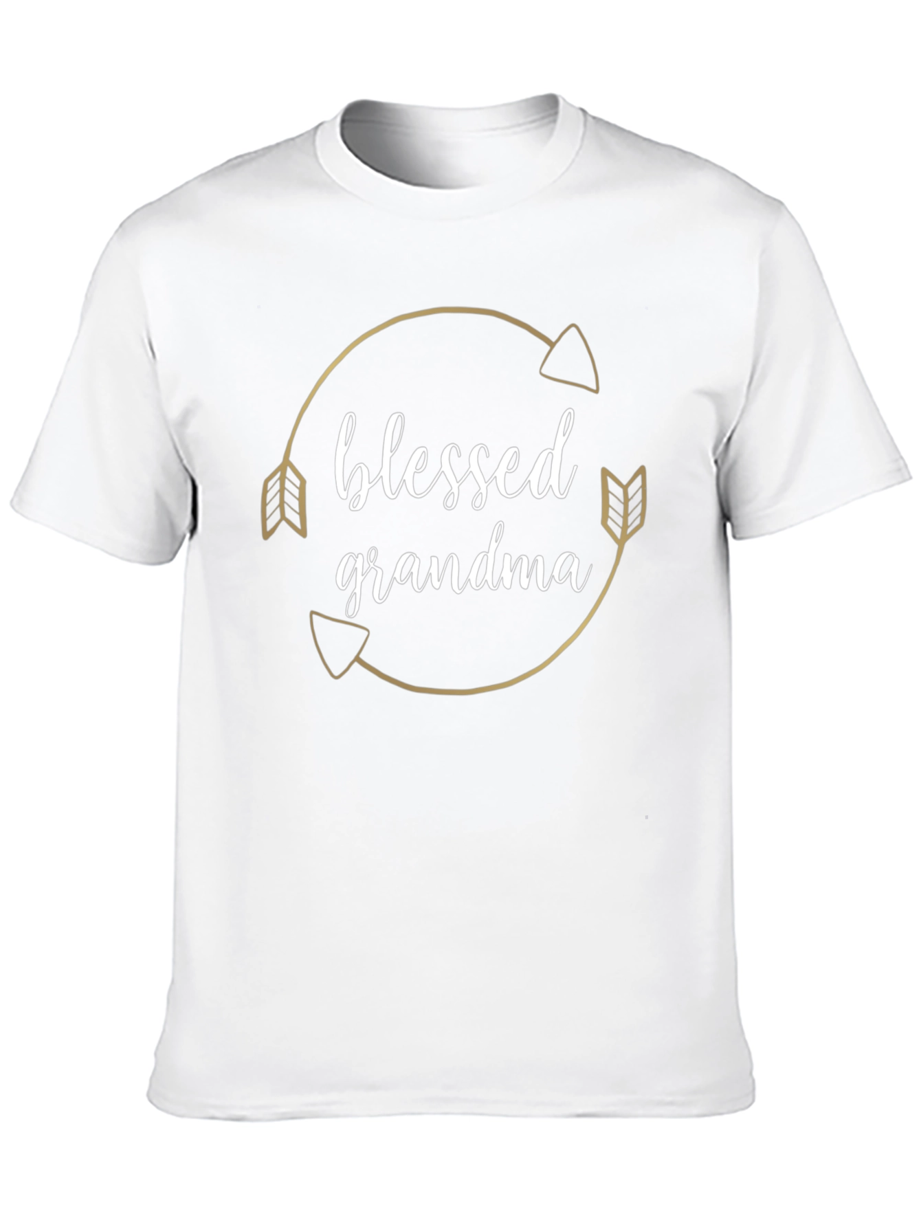 Blessed Grandma T-Shirt Arrow Circle Design