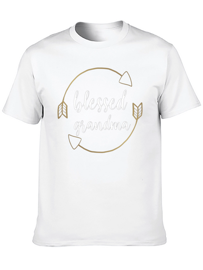 Blessed Grandma T-Shirt Arrow Circle Design
