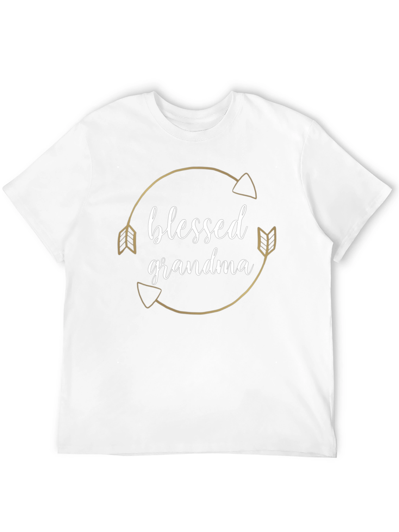 Blessed Grandma T-Shirt Arrow Circle Design