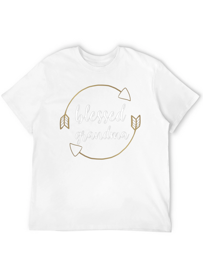 Blessed Grandma T-Shirt Arrow Circle Design