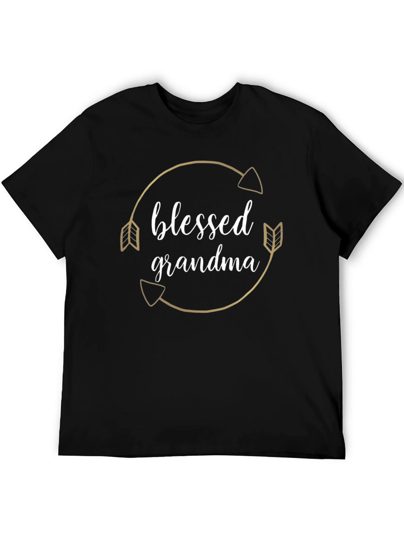 Blessed Grandma T-Shirt Arrow Circle Design