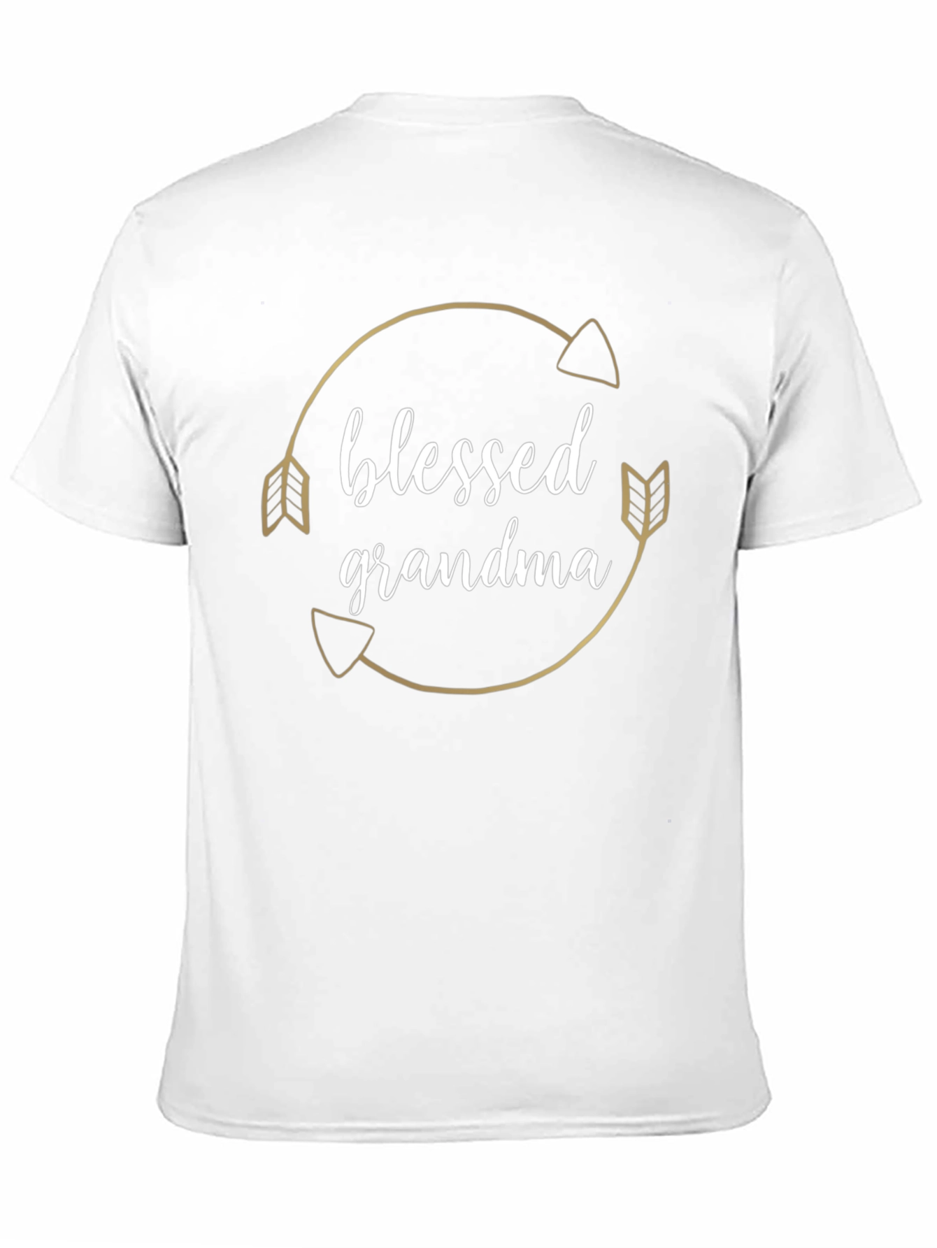 Blessed Grandma T-Shirt Arrow Circle Design