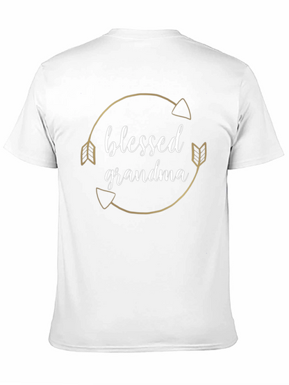 Blessed Grandma T-Shirt Arrow Circle Design