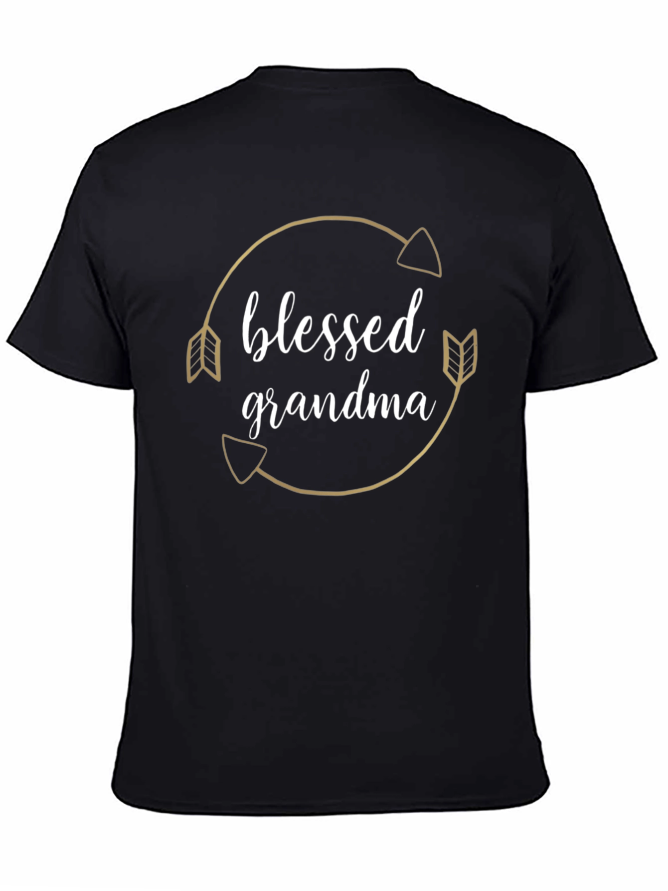 Blessed Grandma T-Shirt Arrow Circle Design