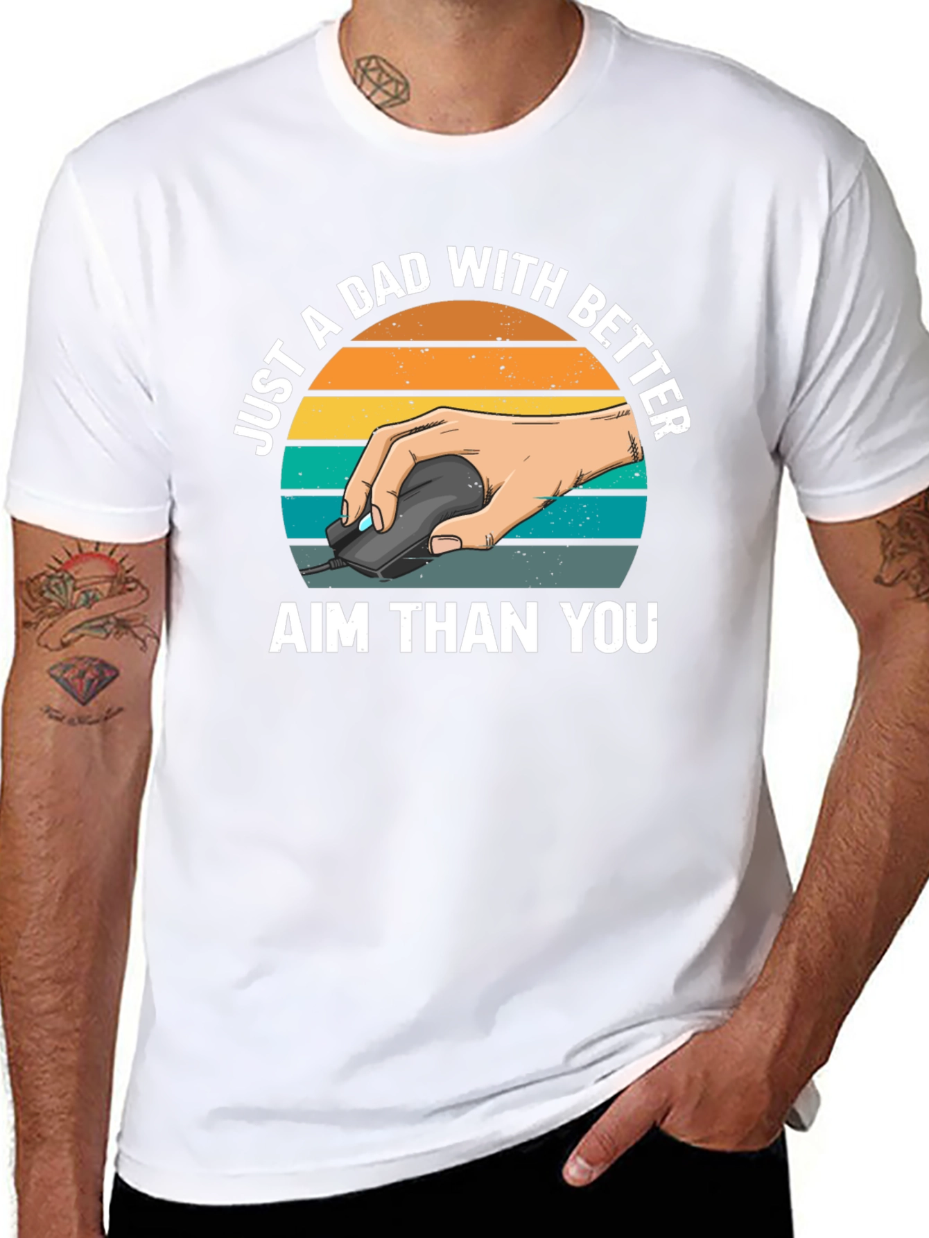 Just A Dad With Better Aim T-Shirt