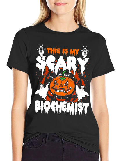 Scary Biochemist Halloween T-Shirt