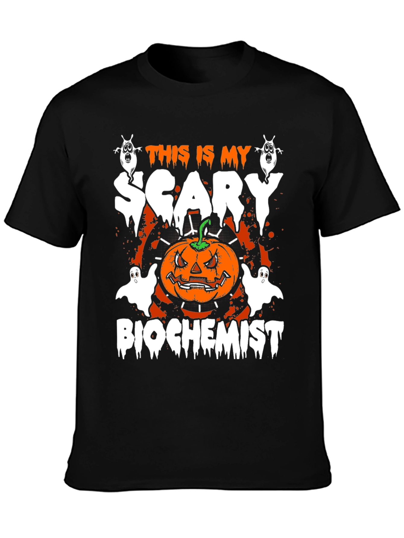 Scary Biochemist Halloween T-Shirt