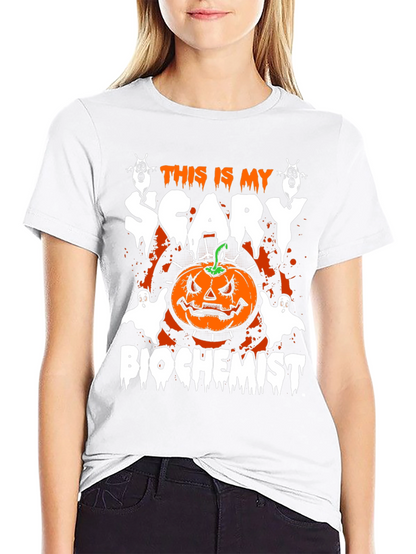 Scary Biochemist Halloween T-Shirt