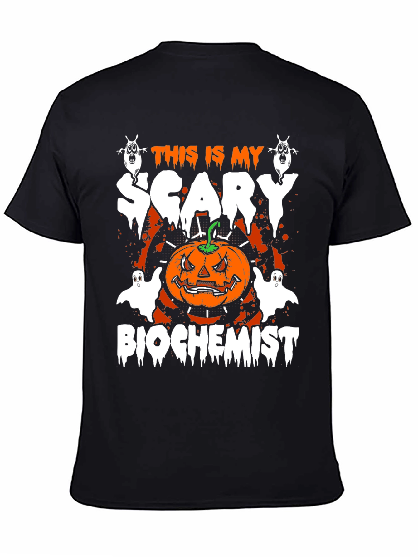 Scary Biochemist Halloween T-Shirt