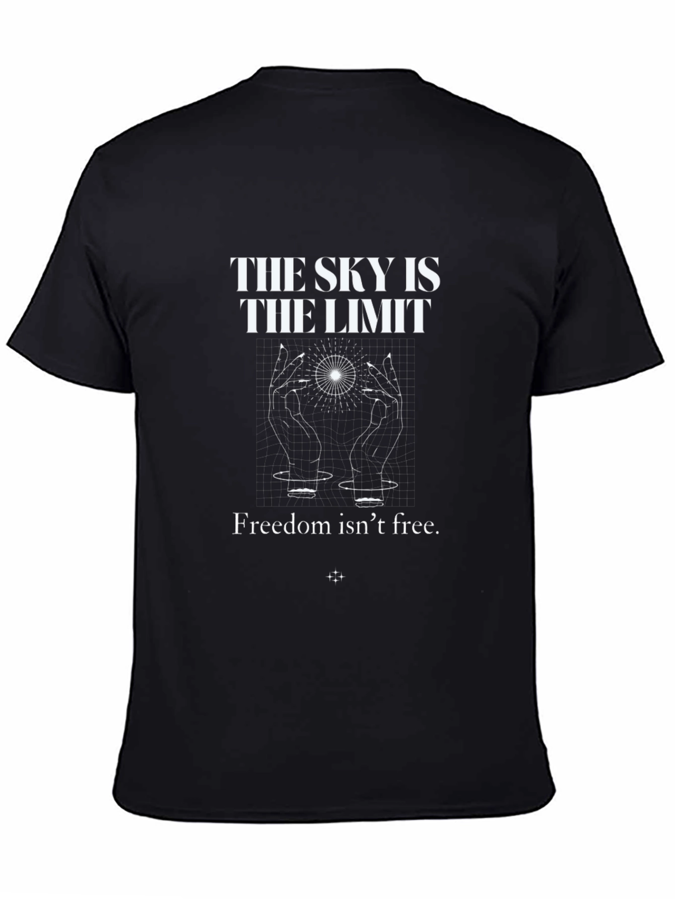 The Sky Is The Limit Graphic Tee - Black