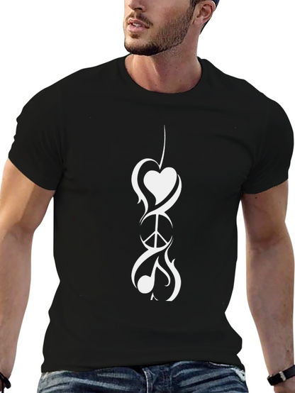 Peace Love Music Graphic Tee