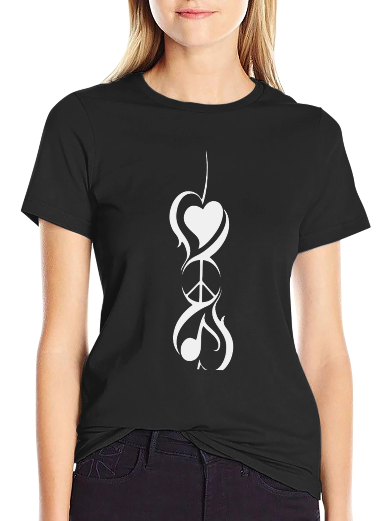 Peace Love Music Graphic Tee