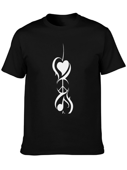 Peace Love Music Graphic Tee
