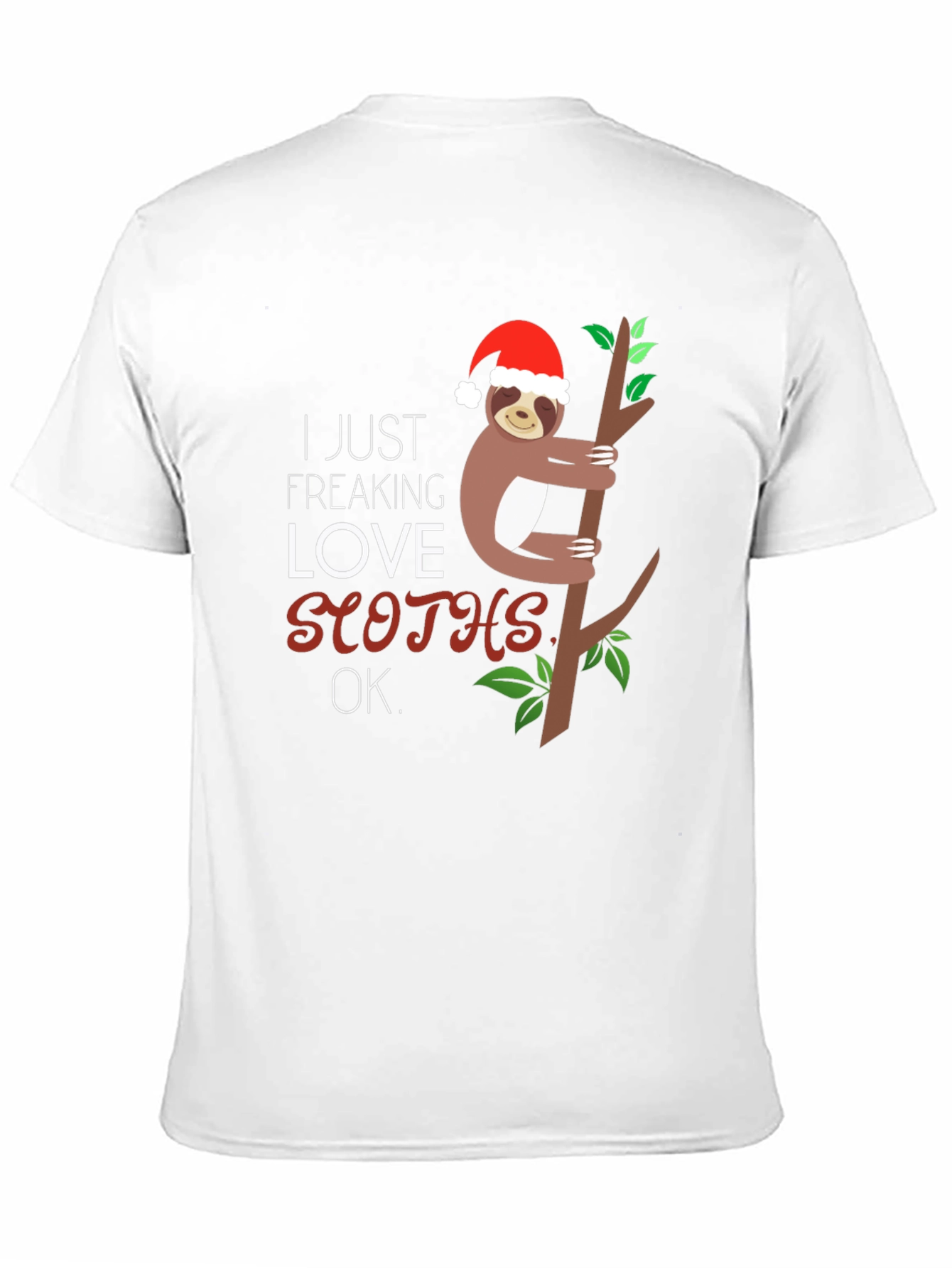 Funny Christmas Sloth T-Shirt