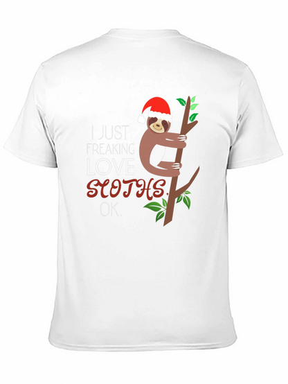 Funny Christmas Sloth T-Shirt