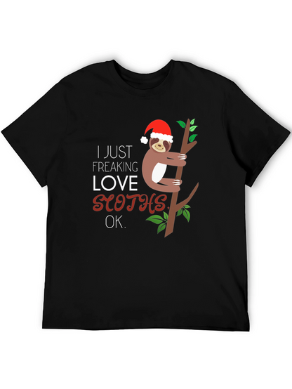 Funny Christmas Sloth T-Shirt