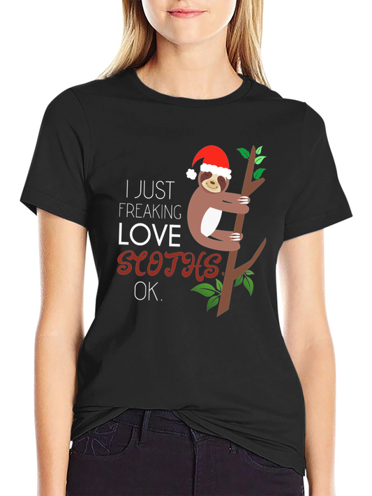 Funny Christmas Sloth T-Shirt