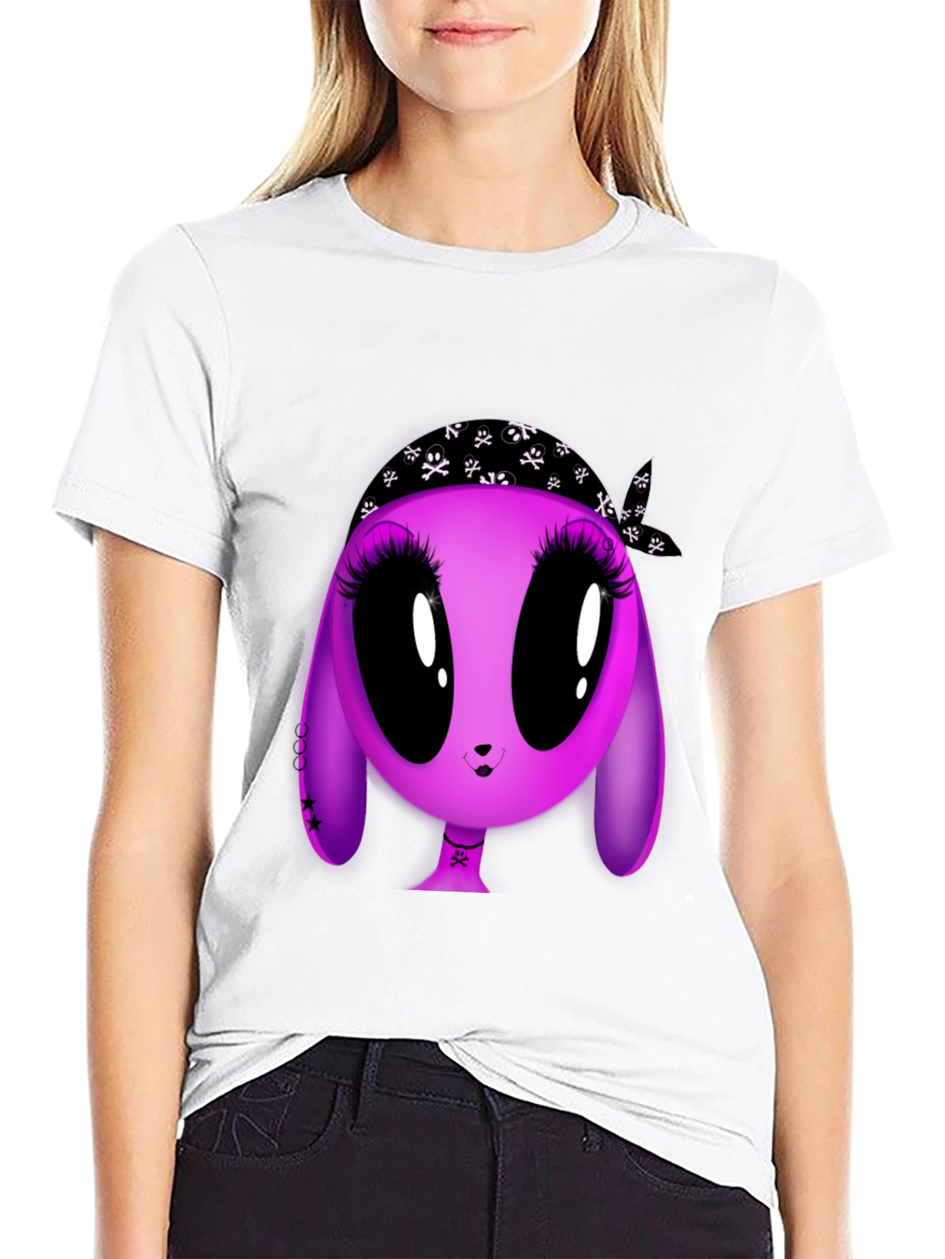 Punk Bunny T-Shirt - Edgy Stylish & Fun
