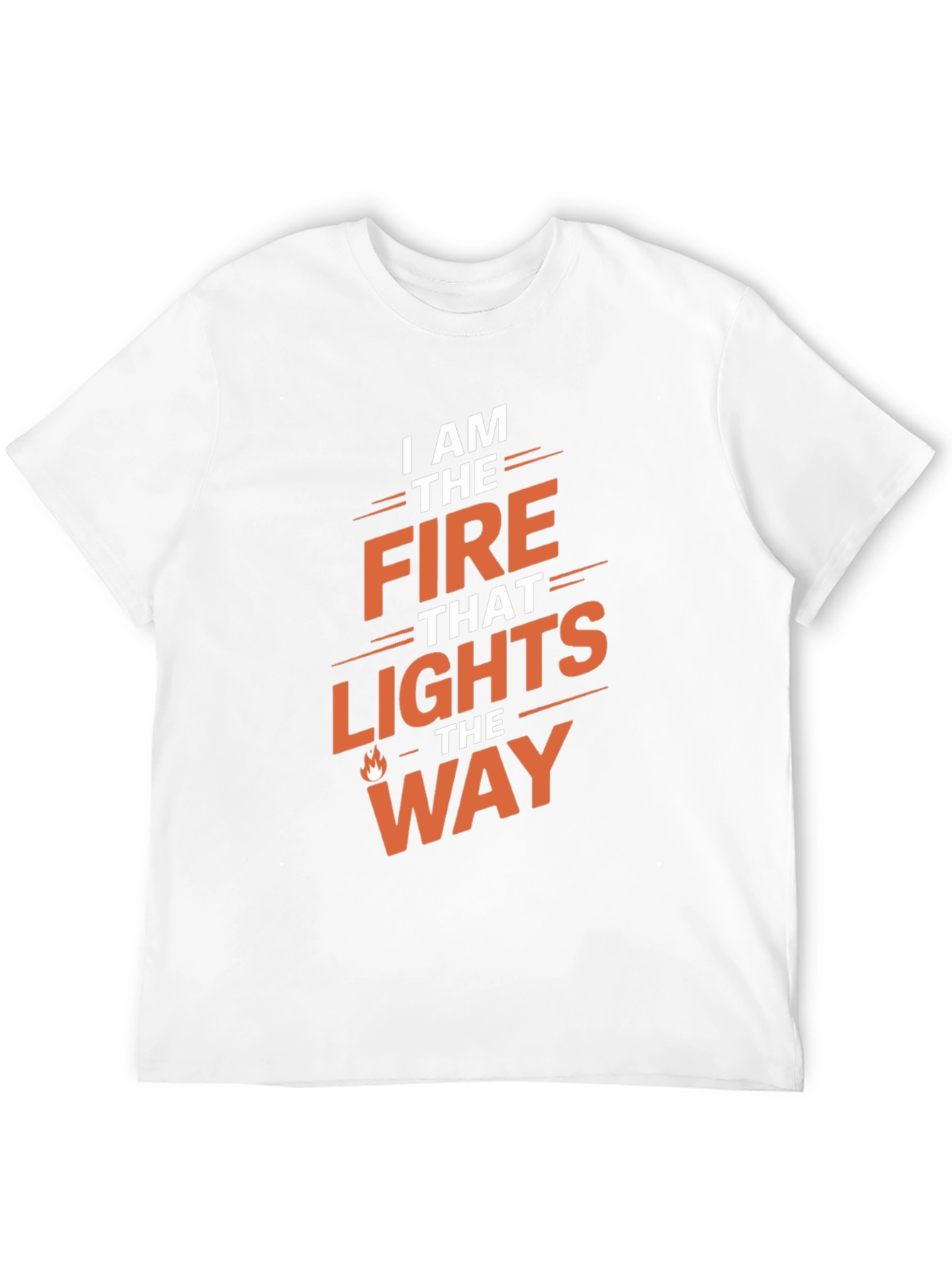 Fire That Lights the Way Graphic Tee - Black