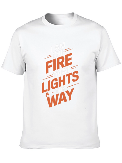 Fire That Lights the Way Graphic Tee - Black
