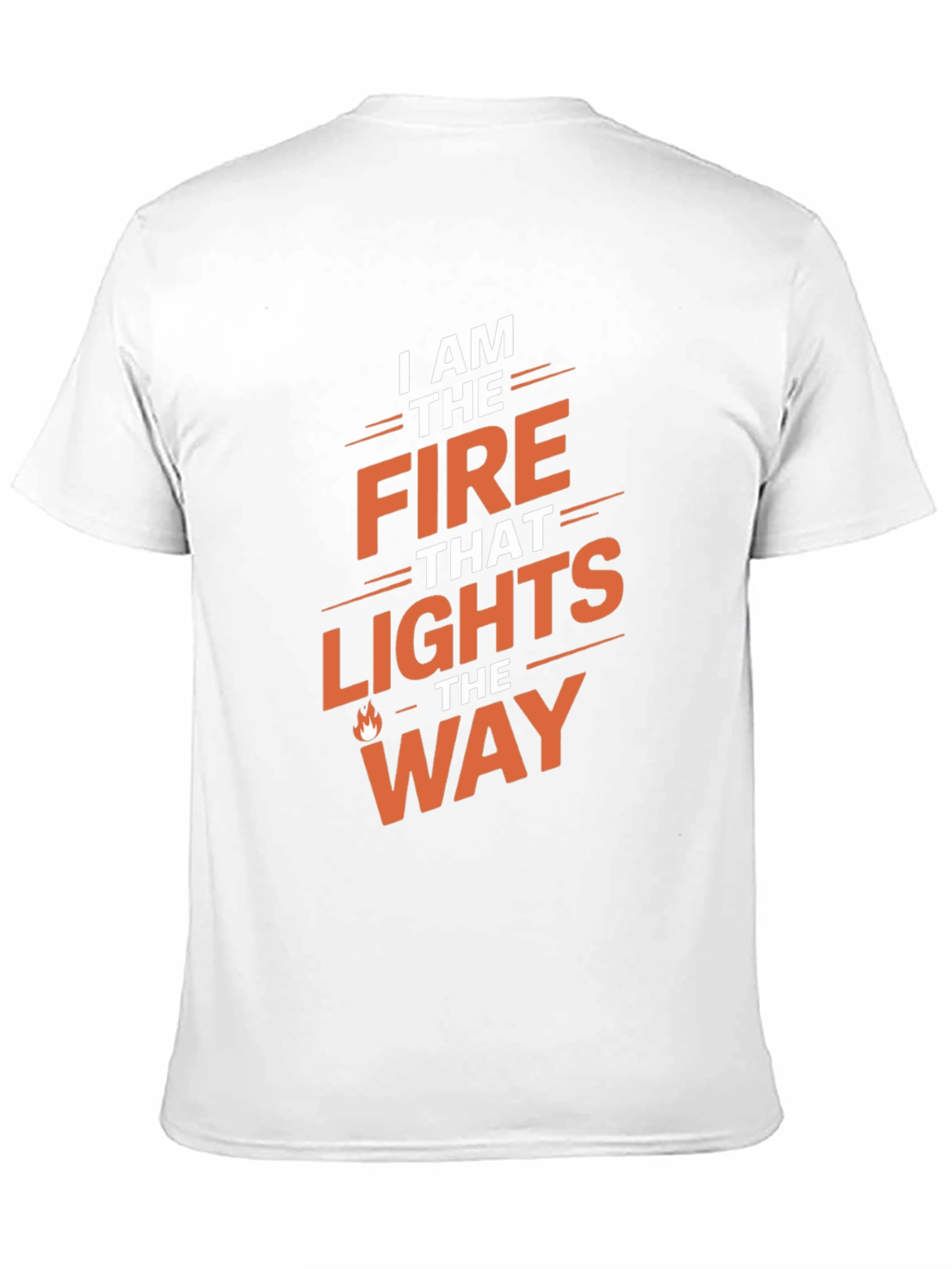 Fire That Lights the Way Graphic Tee - Black