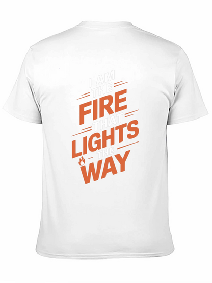 Fire That Lights the Way Graphic Tee - Black