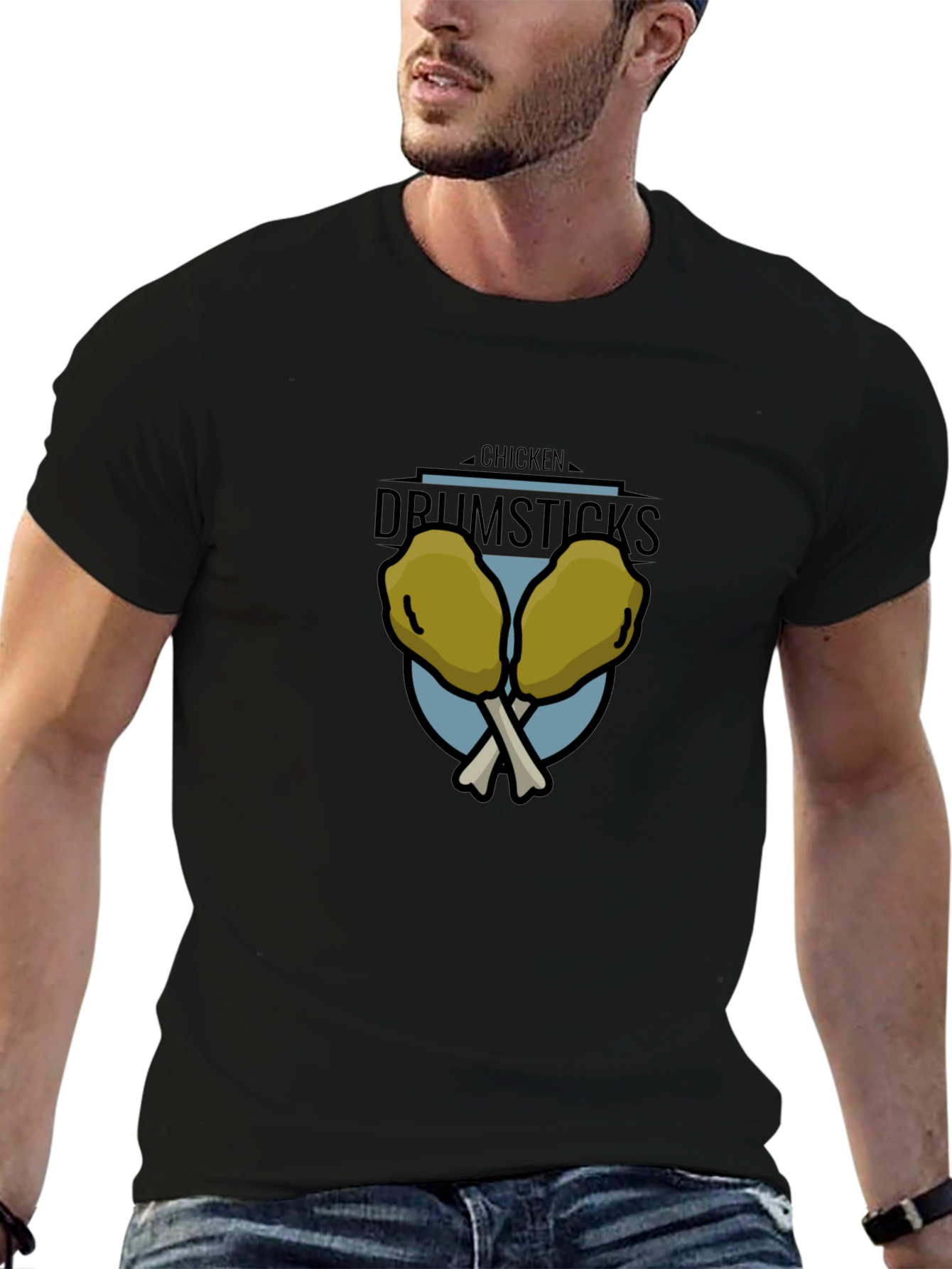 Chicken Drumsticks Graphic Tee - Casual Comfort